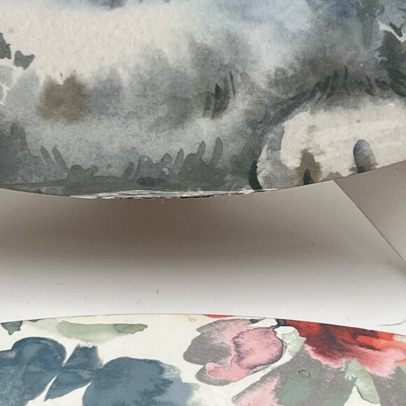 Set Of 4 Cork Placemats Floral With Bunny 14" Rabbit Spring Easter Tablesetting - Picture 6 of 6